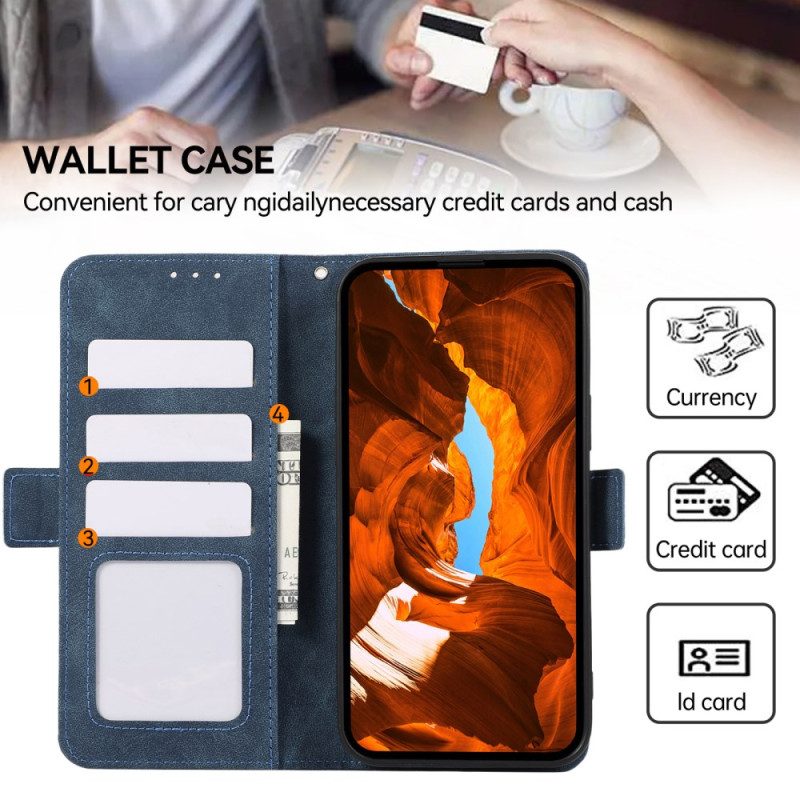 Nahkakotelo Xiaomi Redmi Note 14s Abeel Mokkanahkaefekti