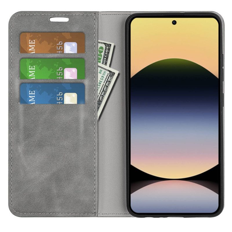 Nahkakotelo Xiaomi Redmi Note 14s Nahkatyylinen