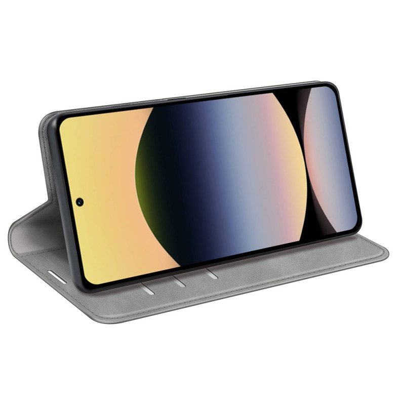 Nahkakotelo Xiaomi Redmi Note 14s Nahkatyylinen