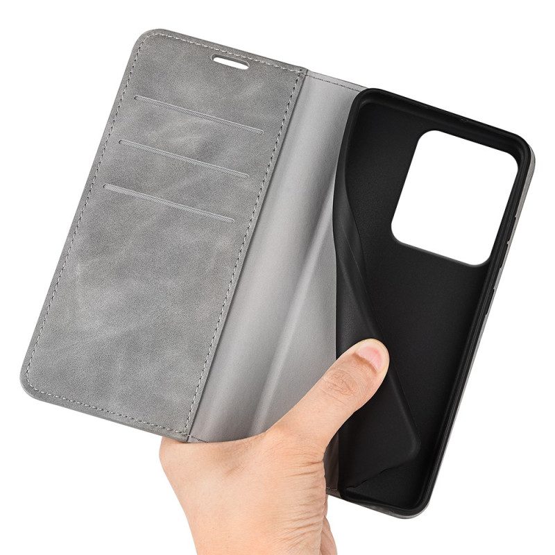 Nahkakotelo Xiaomi Redmi Note 14s Nahkatyylinen