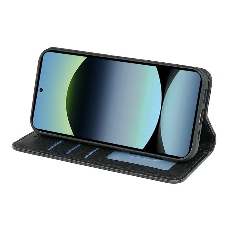 Nahkakotelo Xiaomi Redmi Note 14s Ruutukuvio Ja Hihna Suojakuori