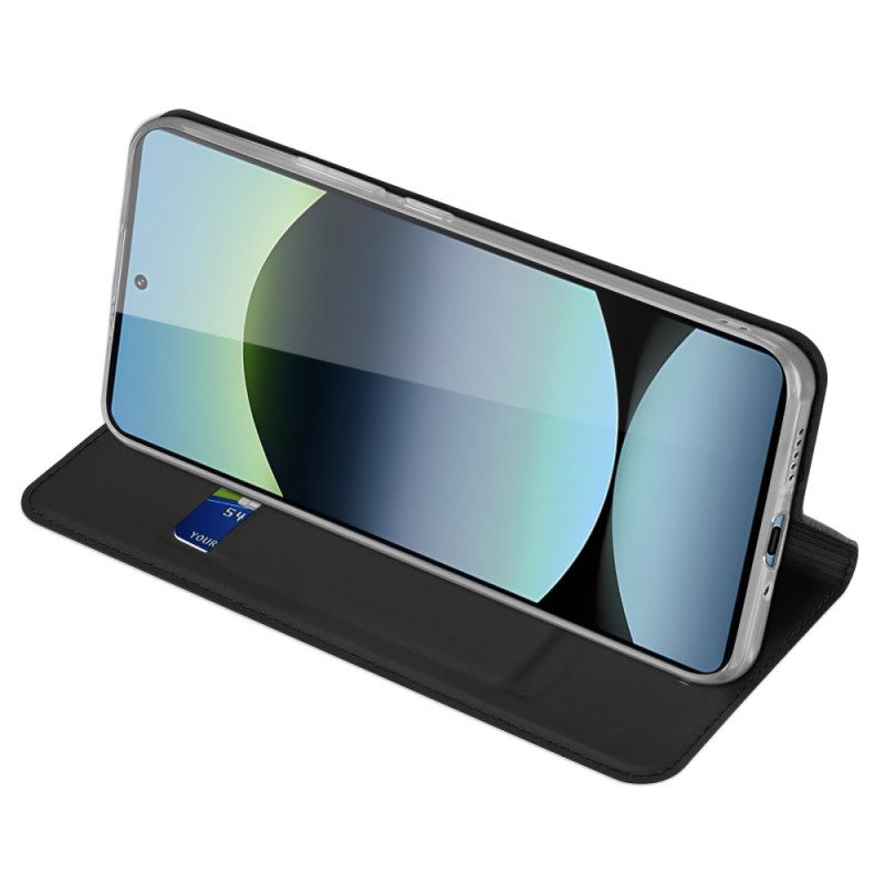 Nahkakotelo Xiaomi Redmi Note 14s Skin Pro -sarja Dux Duci