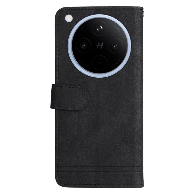 Kotelot Oppo Find X8 Klassinen Vintage-hihna Suojakuori