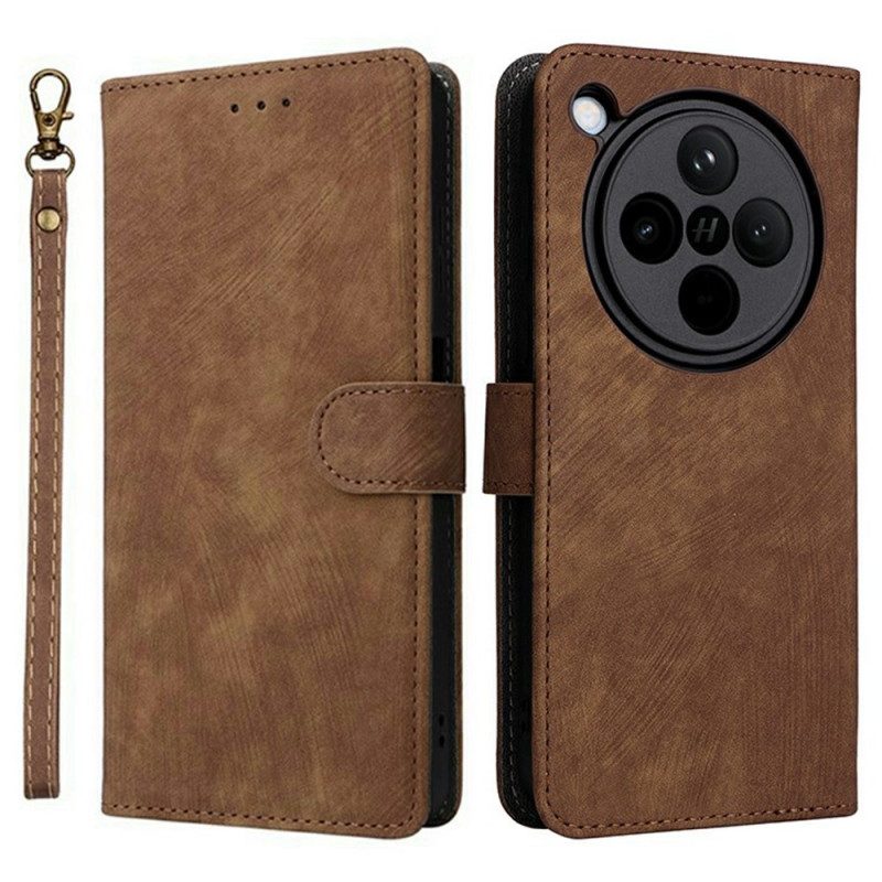 Kotelot Oppo Find X8 Mokkanahkaefekti Rfid-suojaus