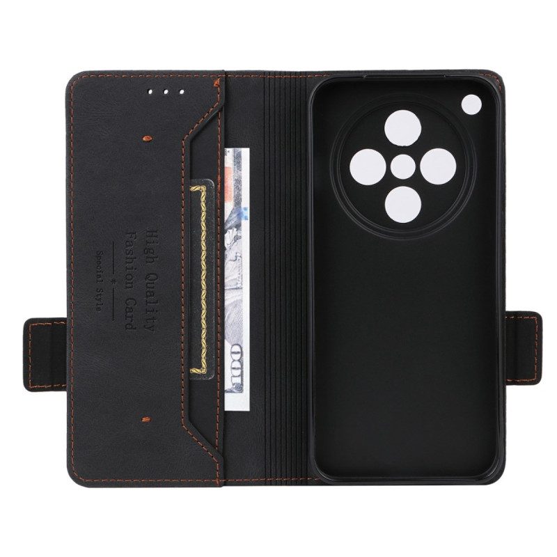 Kotelot Oppo Find X8 Vintage-mokkanahkaefekti