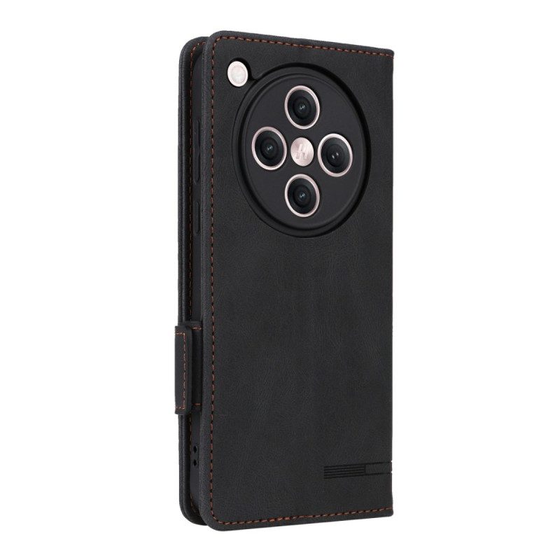 Kotelot Oppo Find X8 Vintage-mokkanahkaefekti