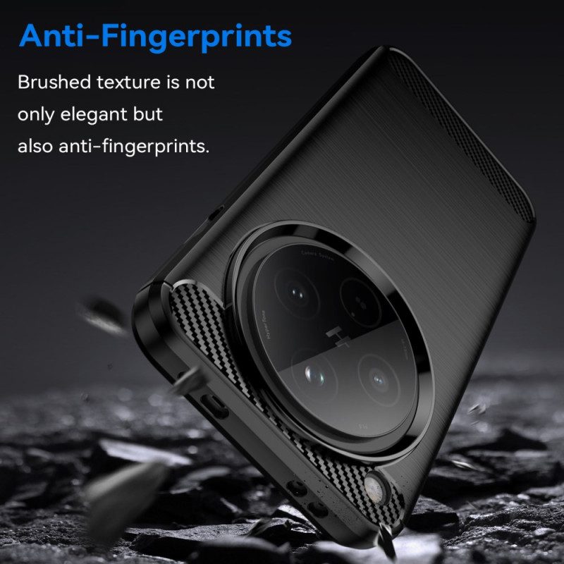 Kuori Oppo Find X8 Harjattu Hiilikuitu