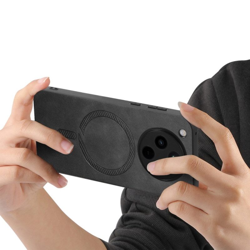 Kuori Oppo Find X8 Magsafe-yhteensopiva Nahkaefekti