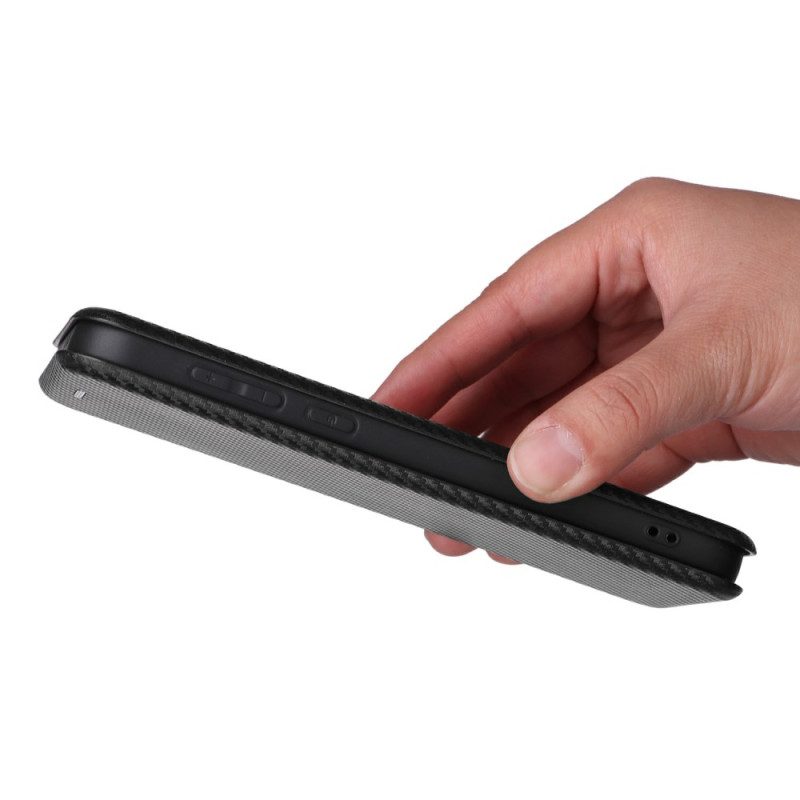 Nahkakotelo Oppo Find X8 Hiilikuitu