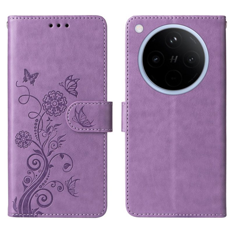 Nahkakotelo Oppo Find X8 Painettu Kuvio