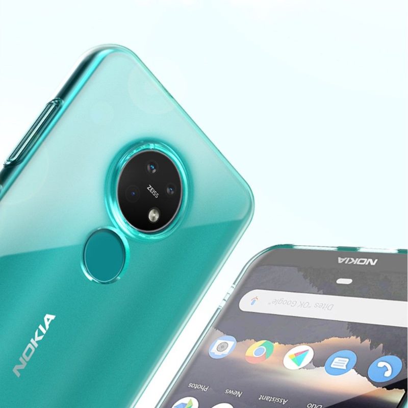 Kuori Nokia 7.2 Suojakuori Läpinäkyvä Silikoni