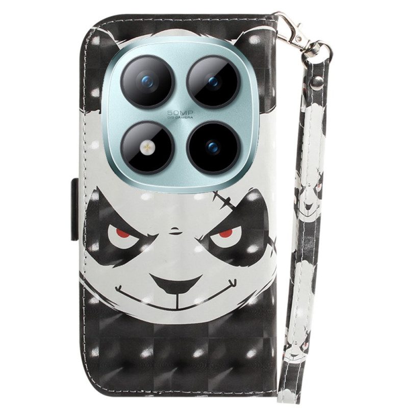 Kotelot Xiaomi Redmi Note 15 Pro Plus 5g Hihnoilla Koristeltu Vihainen Panda