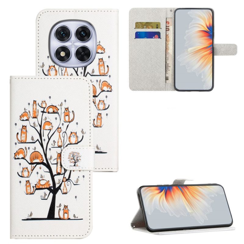 Kotelot Xiaomi Redmi Note 15 Pro Plus 5g Kissat Ja Puu Suojakuori