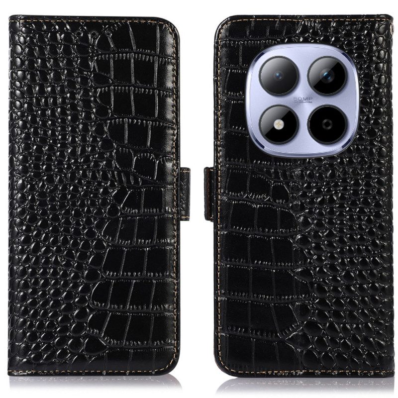 Kotelot Xiaomi Redmi Note 15 Pro Plus 5g Krokotiilinkuvioinen Nahka