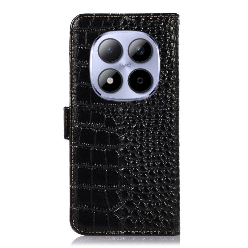 Kotelot Xiaomi Redmi Note 15 Pro Plus 5g Krokotiilinkuvioinen Nahka