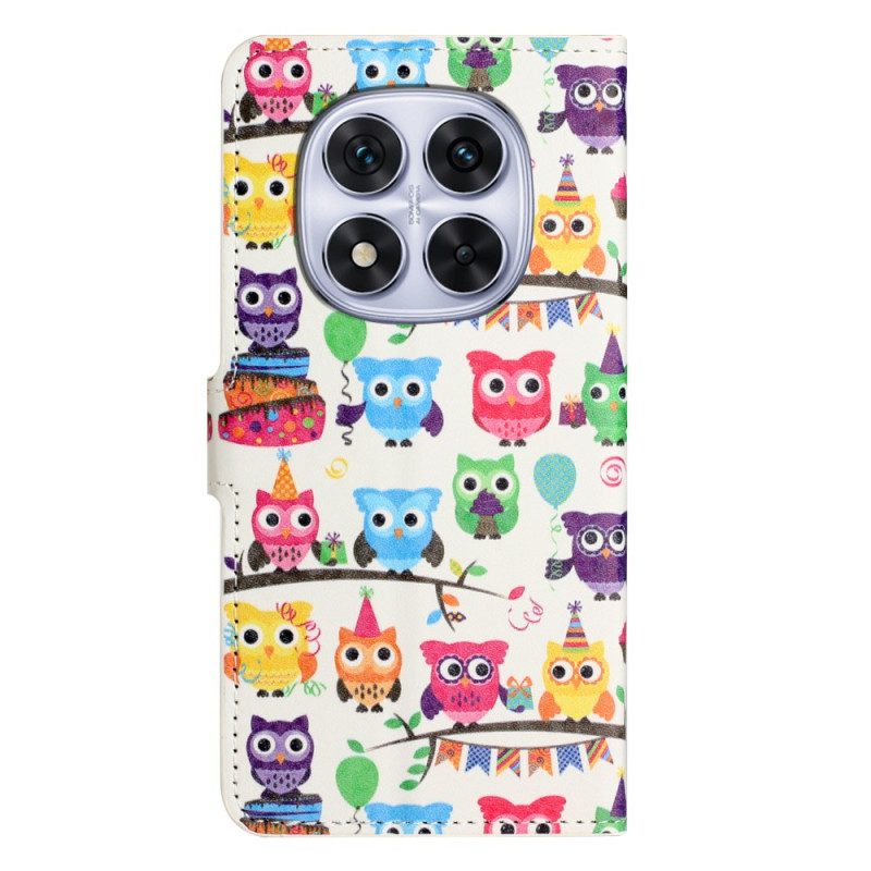 Kotelot Xiaomi Redmi Note 15 Pro Plus 5g Pöllökuvio