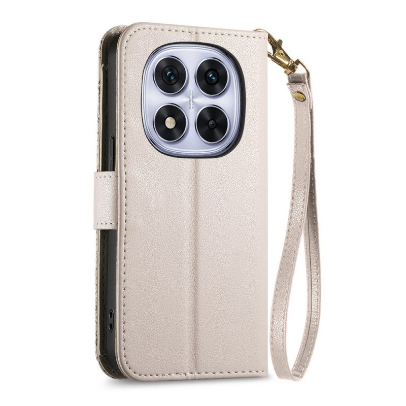 Kotelot Xiaomi Redmi Note 15 Pro Plus 5g Puhelinkuoret Kukkakuvio Ja Vetoketjullinen Tasku