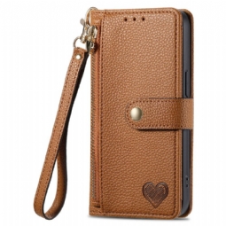 Kotelot Xiaomi Redmi Note 15 Pro Plus 5g Puhelinkuoret Rfid-suojattu Sydänkuvio