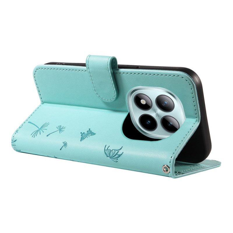 Kotelot Xiaomi Redmi Note 15 Pro Plus 5g Puhelinkuoret Voikukkakuvio Ja Hihna