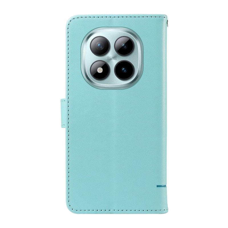 Kuoret Xiaomi Redmi Note 15 Pro Plus 5g Kaiverrettu Kissanhihnoilla Varustettu Lompakko