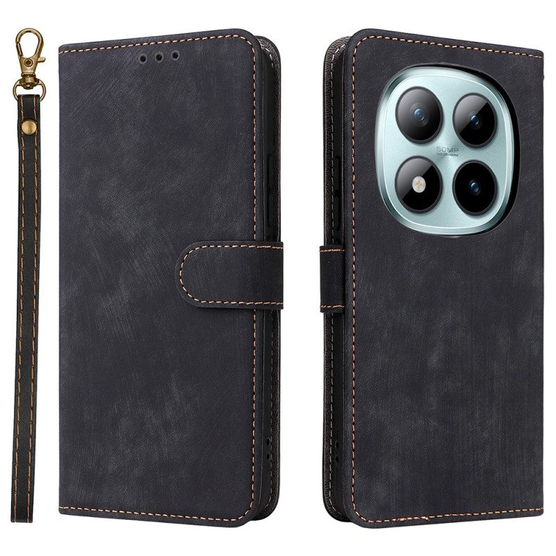 Kuoret Xiaomi Redmi Note 15 Pro Plus 5g Mokkanahkaefekti Hihnalla