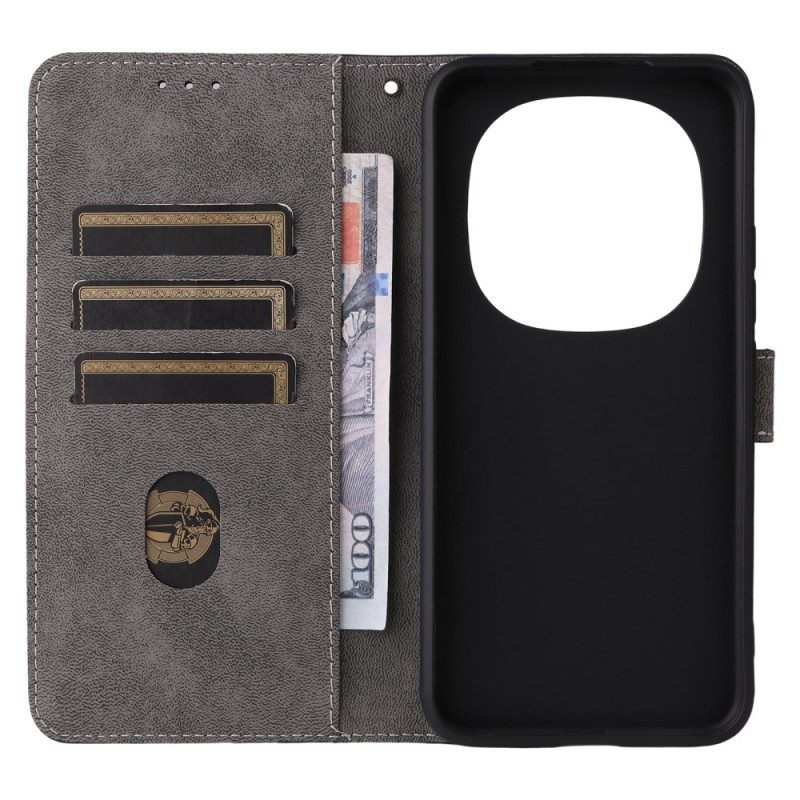 Kuoret Xiaomi Redmi Note 15 Pro Plus 5g Mokkanahkaefekti Hihnalla