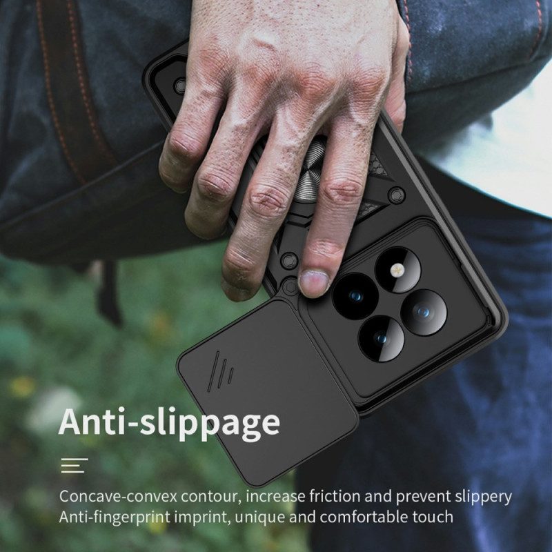 Kuori Xiaomi Redmi Note 15 Pro Plus 5g Liukuva Kameransuoja Ja Integroitu Jalusta