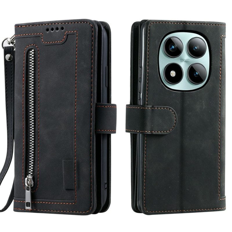 Nahkakotelo Xiaomi Redmi Note 15 Pro Plus 5g 9 Kortin Lokeron Lompakko