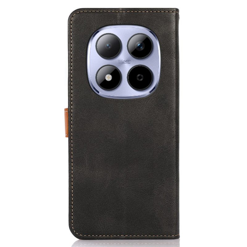 Nahkakotelo Xiaomi Redmi Note 15 Pro Plus 5g Khazneh Kultainen Lukko