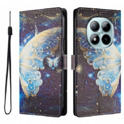 Nahkakotelo Xiaomi Redmi Note 15 Pro Plus 5g Suuri Perhonen