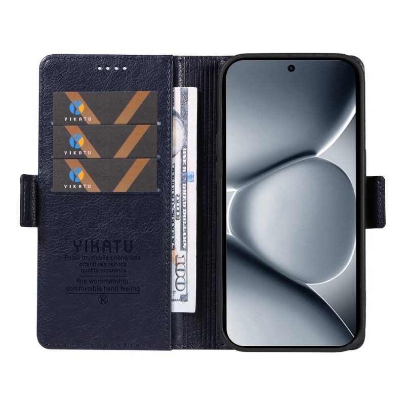 Nahkakotelo Xiaomi Redmi Note 15 Pro Plus 5g Vintage-yikatu