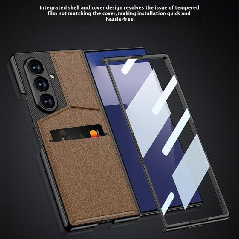 Case Samsung Galaxy Z Fold 7 Puhelinkuoret Integroitu Korttiteline