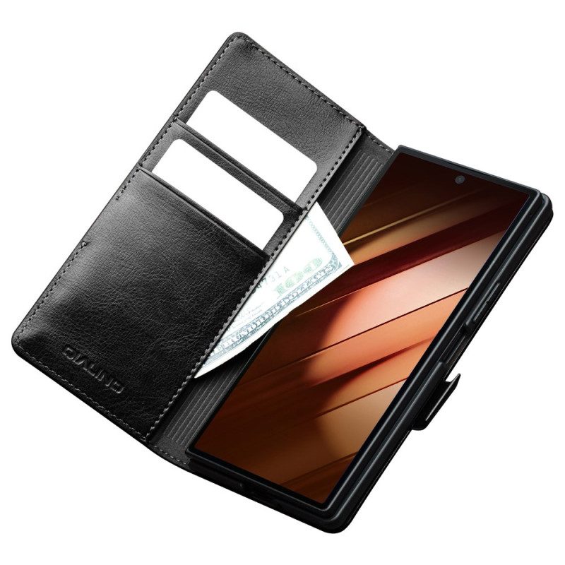 Kotelot Samsung Galaxy Z Fold 7 Nahkainen Korttiteline Suojakuori
