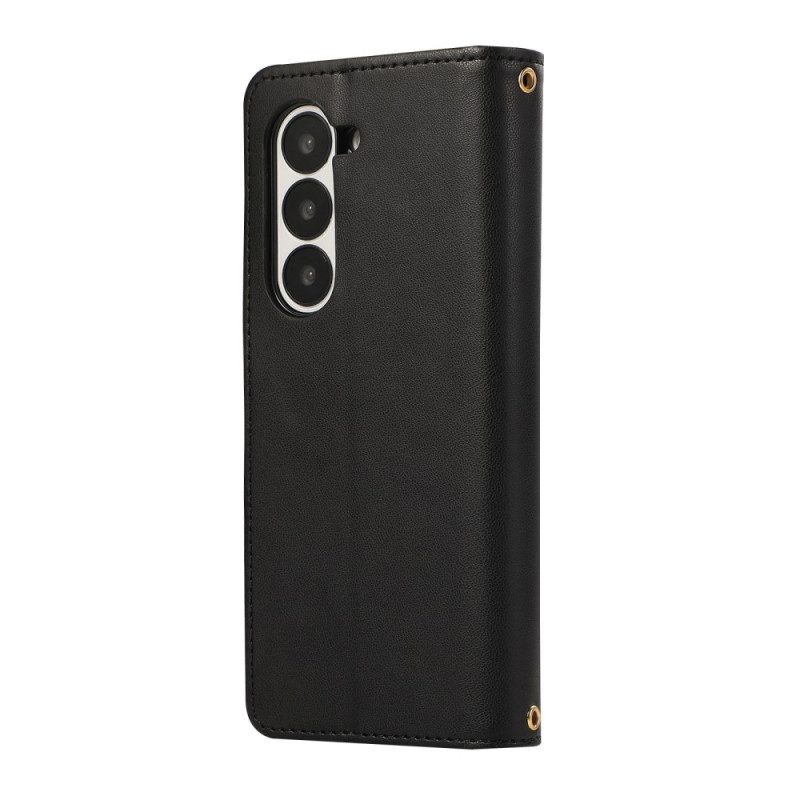 Kotelot Samsung Galaxy Z Fold 7 Tikattu Hihnalla Suojakuori