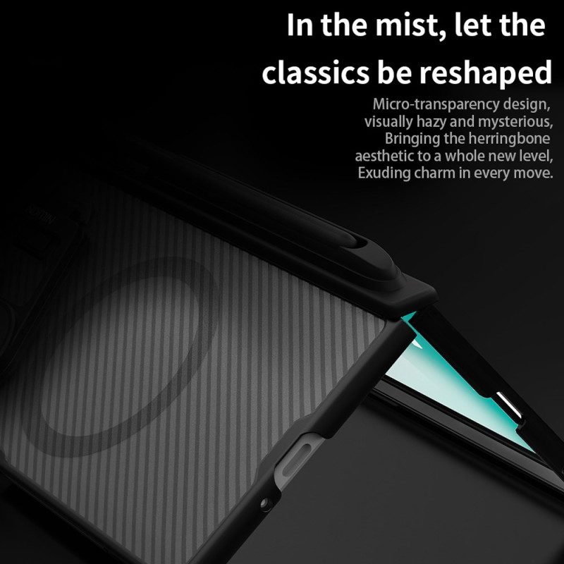 Kuori Samsung Galaxy Z Fold 7 Camshield-prop Magneettinen Läpikuultava Sarja Nillkin