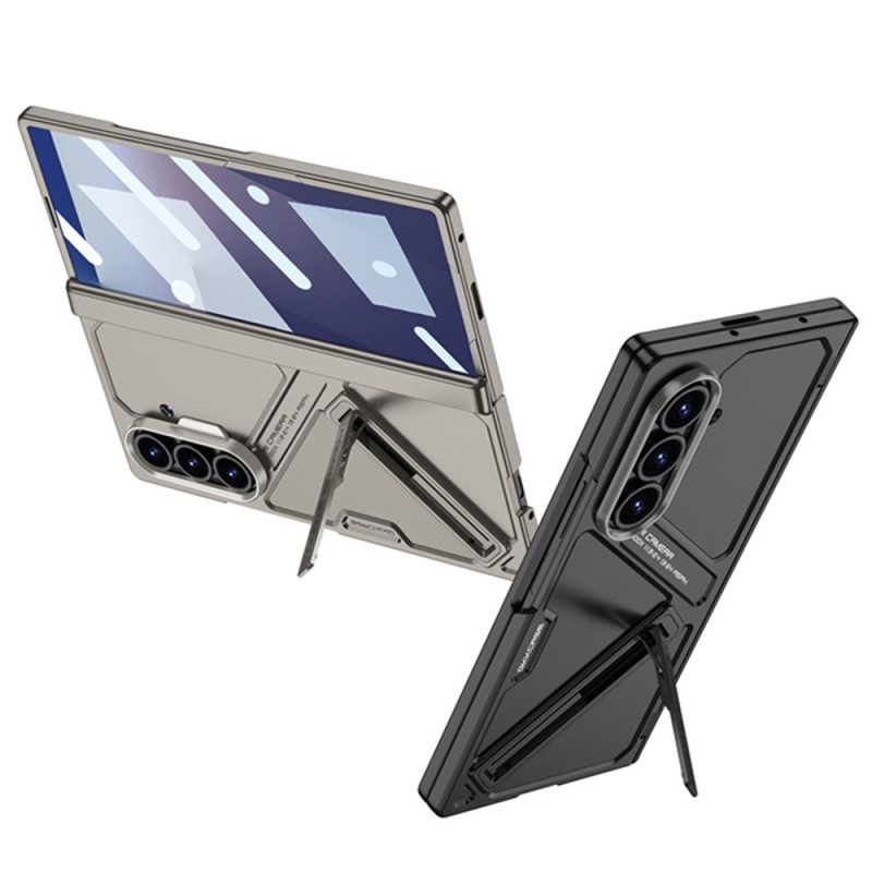 Kuori Samsung Galaxy Z Fold 7 Gkk-saranasuoja Ja Jalusta Suojakuori
