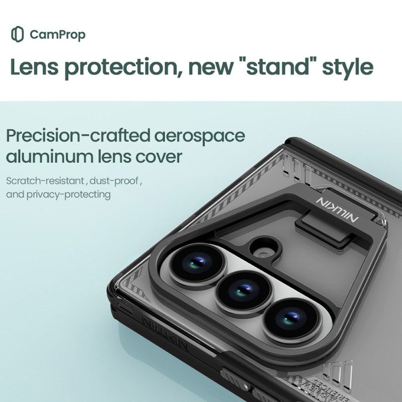 Kuori Samsung Galaxy Z Fold 7 Iceblade-potkurisarja Jalustalla Ja Linssikehyksellä Suojakuori