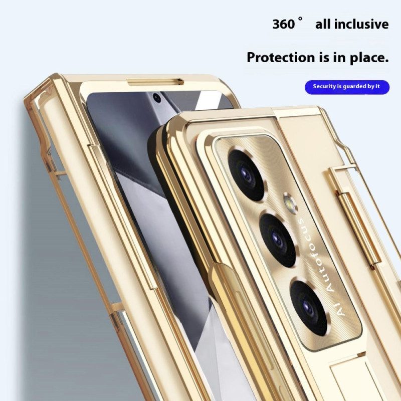 Kuori Samsung Galaxy Z Fold 7 Jalusta Ja Näytönsuoja