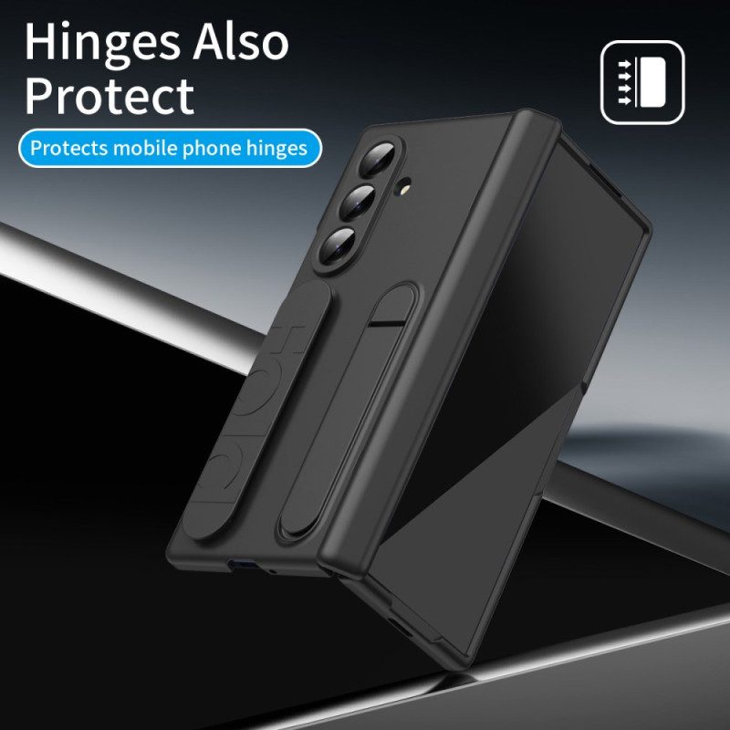 Kuori Samsung Galaxy Z Fold 7 Käyttöohje Hihna Ja Karkaistusta Lasista Valmistettu Näyttö Suoja