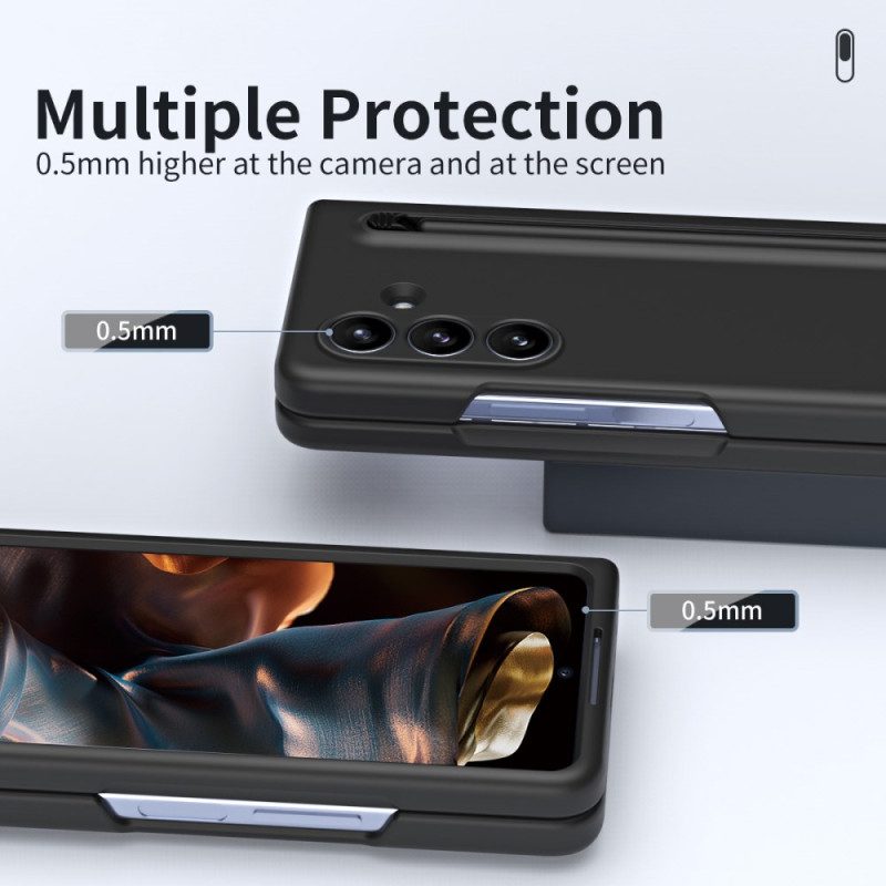 Kuori Samsung Galaxy Z Fold 7 Kynä Ja Karkaistusta Lasista Valmistettu Näytönsuoja