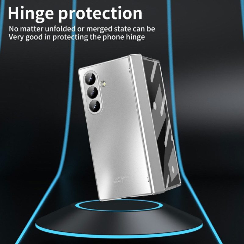 Kuori Samsung Galaxy Z Fold 7 Metallinhohtoinen Näytönsuoja