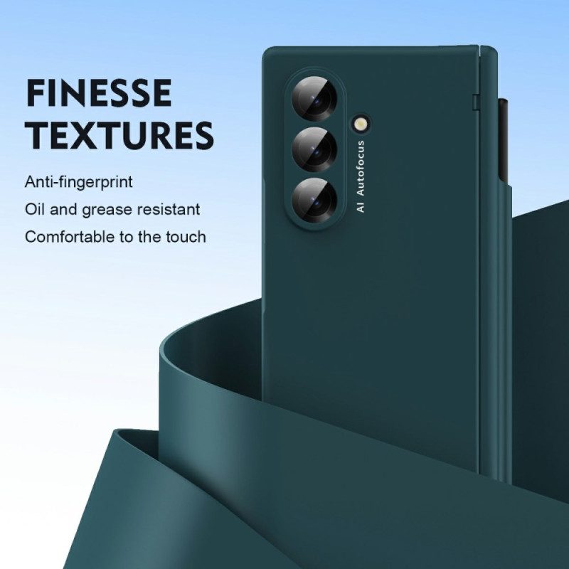 Kuori Samsung Galaxy Z Fold 7 Saranasuojus Ja Kynänpidike Suojakuori