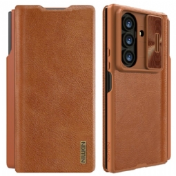 Nahkakotelo Samsung Galaxy Z Fold 7 Puhelinkuoret Qin Pro -sarja Nillkin