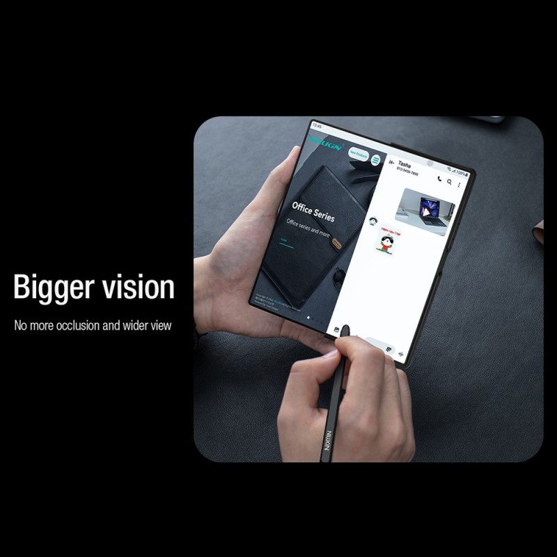 Nahkakotelo Samsung Galaxy Z Fold 7 Puhelinkuoret Qin Pro -sarja Nillkin