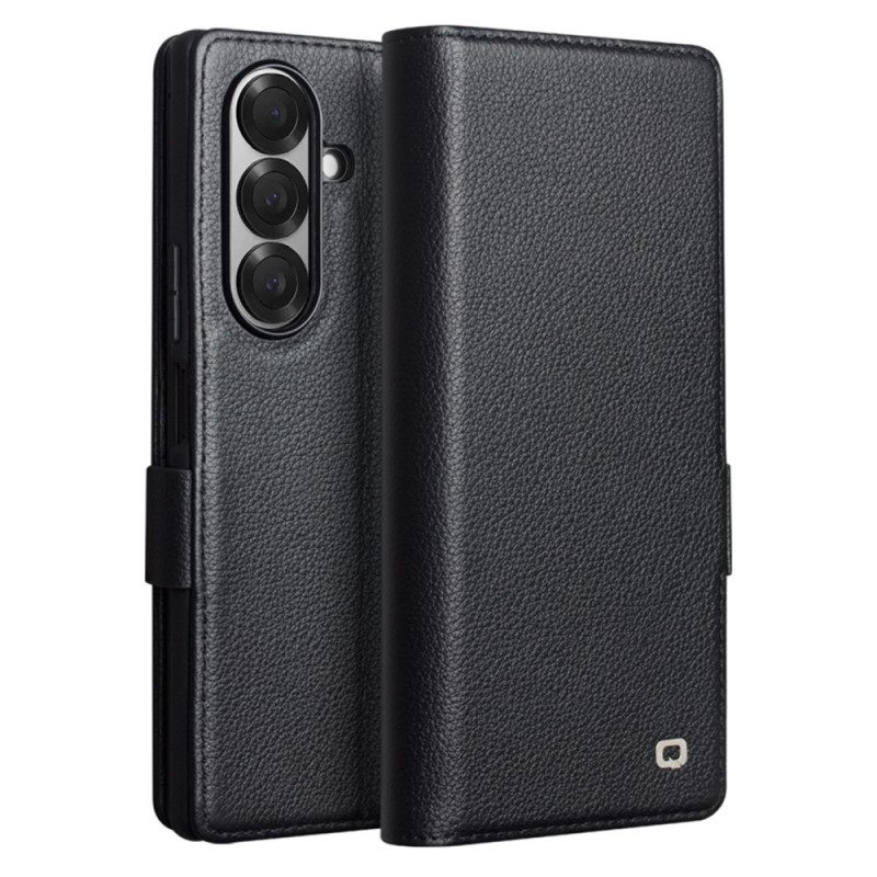 Nahkakotelo Samsung Galaxy Z Fold 7 Qialino-korttikotelo