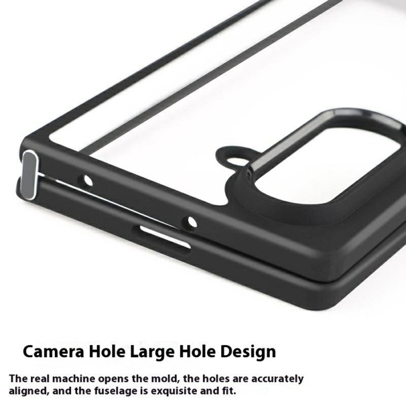 Puhelinkuoret Samsung Galaxy Z Fold 7 Iskunkestävä Läpinäkyvällä Takaosalla