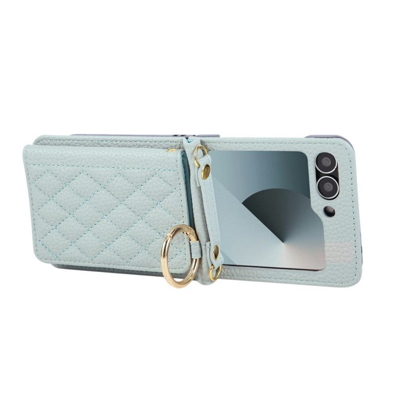 Case Samsung Galaxy Z Flip 7 Fe Puhelinkuoret Tikattu Olkahihnalla