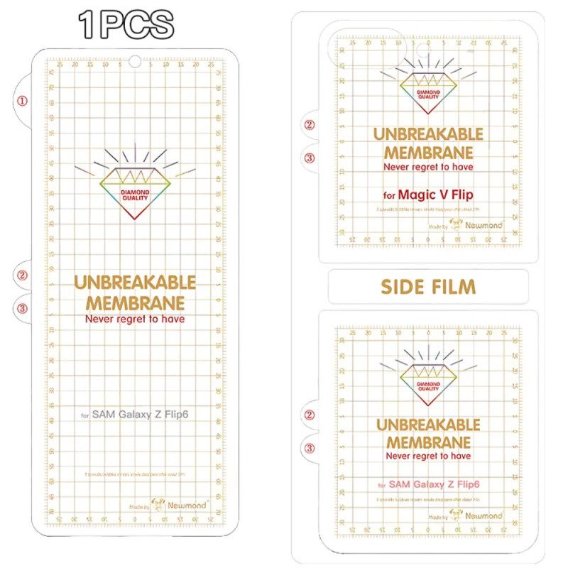 Etu- Ja Takaosan Näytönsuojat Samsung Galaxy Z Flip 7 Fe / Z Flip 6