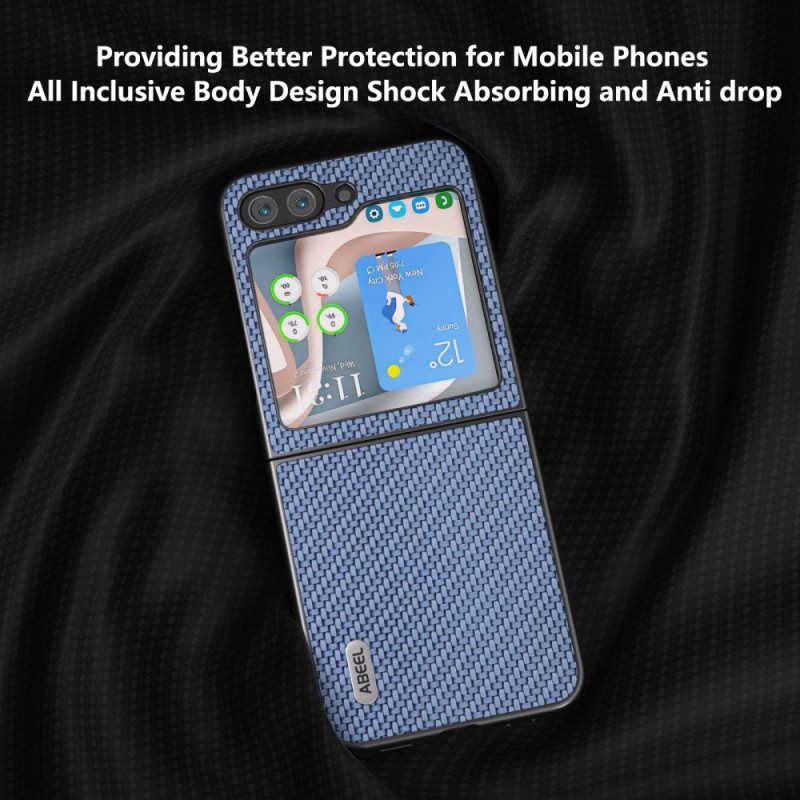 Kuori Samsung Galaxy Z Flip 7 Fe Abeel-hiilikuitukuvio Suojakuori