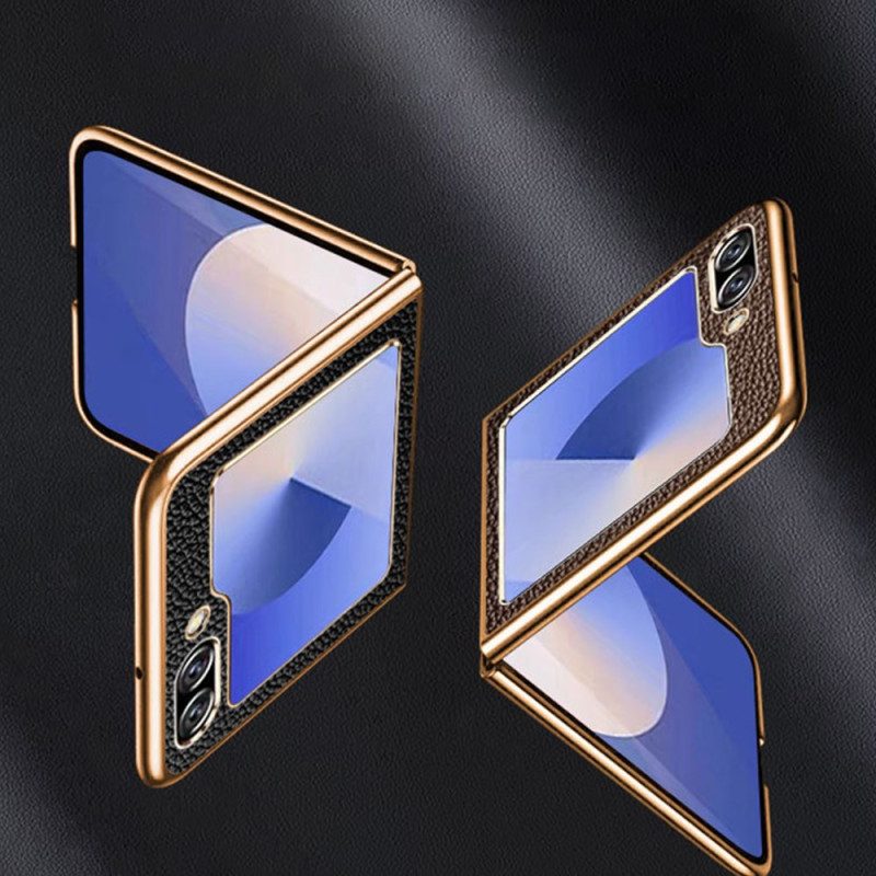 Kuori Samsung Galaxy Z Flip 7 Fe Aitoa Nahkaa